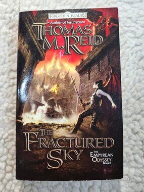 Thomas M. Reid The Fractured Sky Paperback 2008 Forgotten Realms Book II WotC